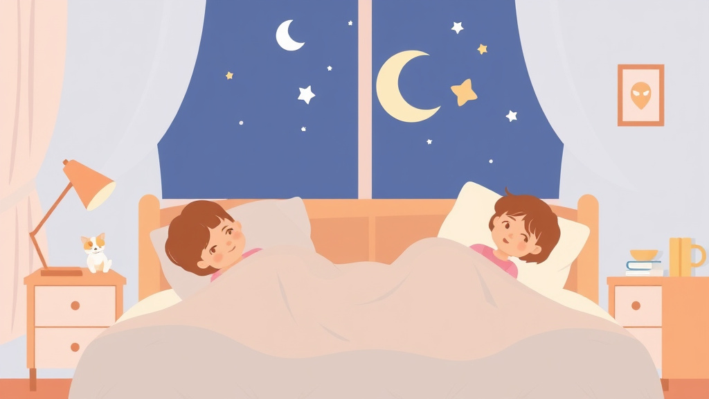Illustration breaking down the fundamentals of sleep Training When Both Parents Work