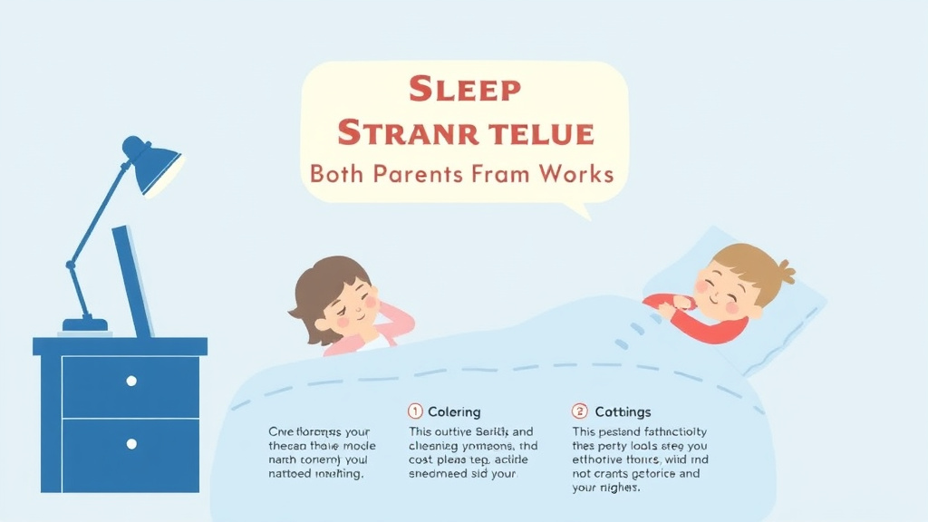 Hands-on guide visualization for sleep Training When Both Parents Work