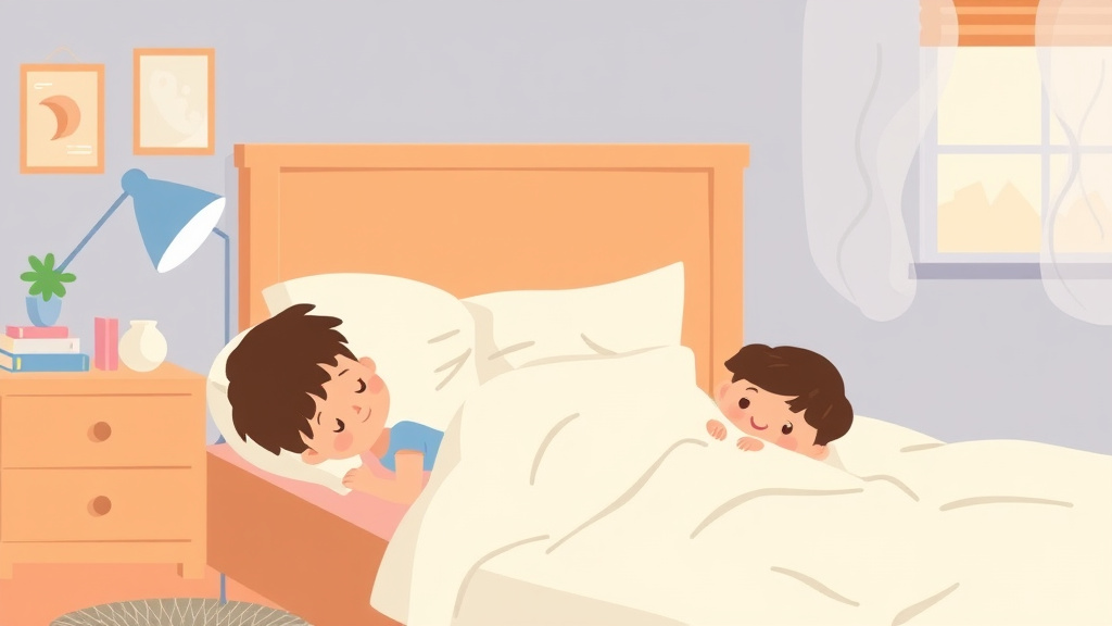 Illustration showing key concepts related to sleep training while working full time