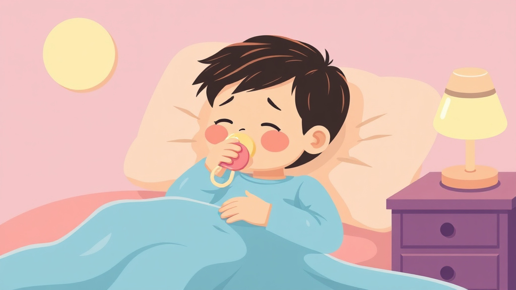 Educational graphic covering the essentials of sleep Training With A Pacifier
