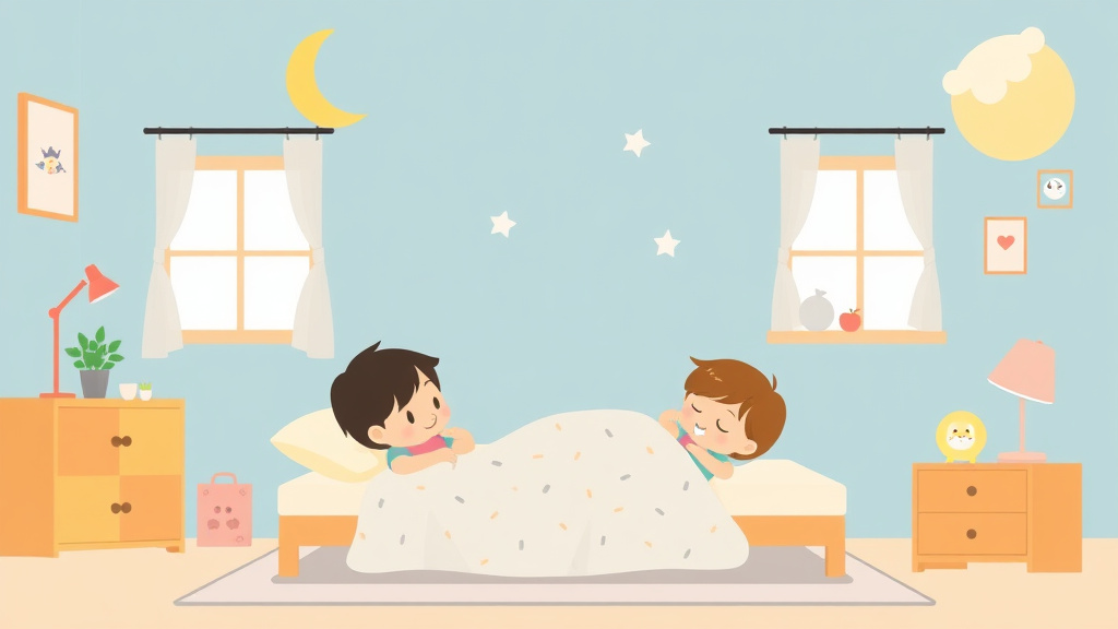 Illustration breaking down the fundamentals of sleep Training With Daycare