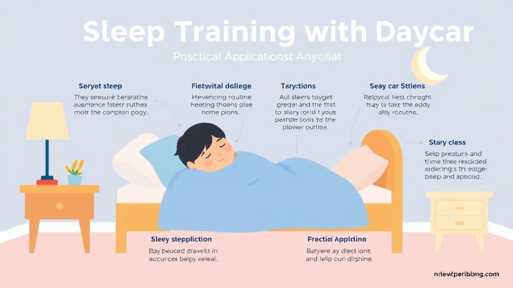 Process flow illustration for putting sleep Training With Daycare into action