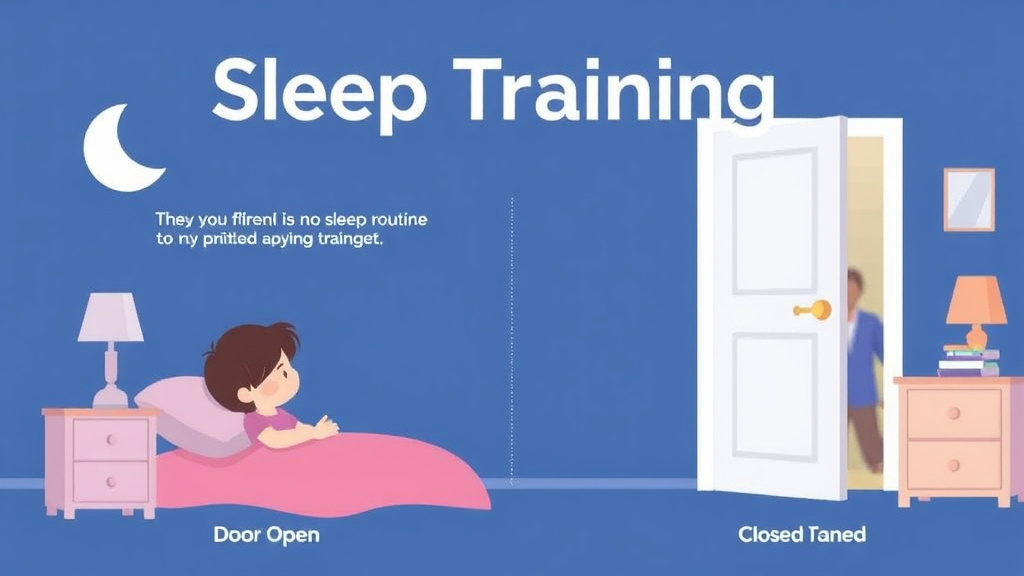 Real-world application diagram for sleep Training with Door Open or Closed?