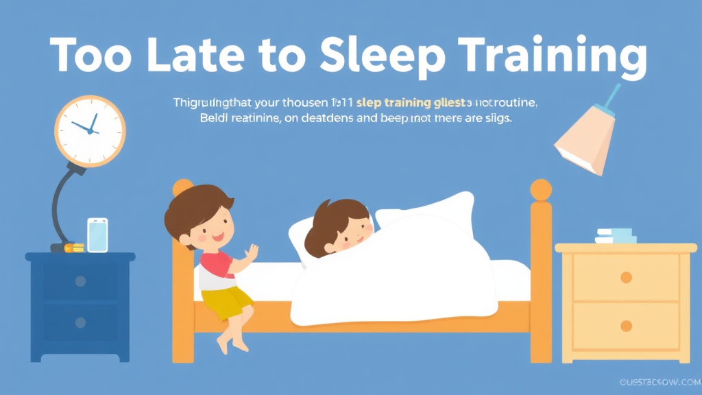 Practical checklist visual for too Late To Sleep Training