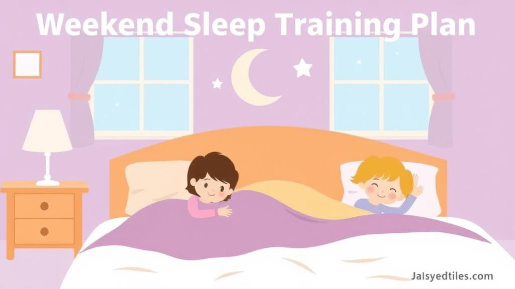 Practical workflow diagram for weekend Sleep Training Plan