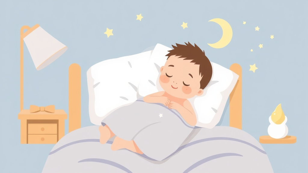 A professional illustration depicting baby Sleep In Hot Weather