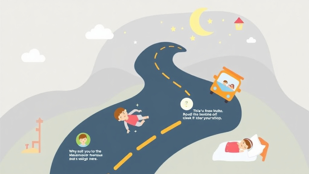 Step-by-step visual guide for implementing baby Sleep Road Trip