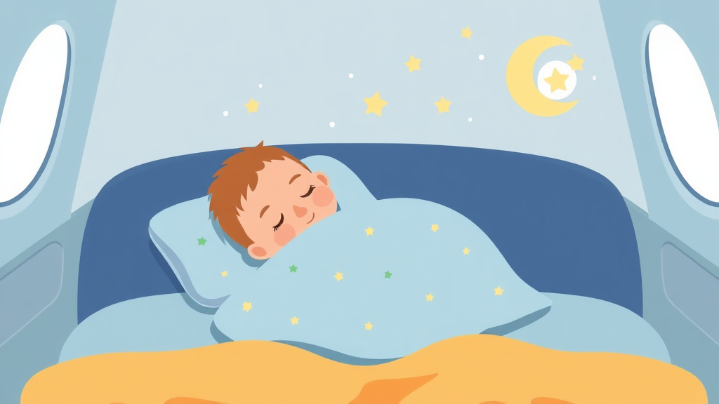 Illustration breaking down the fundamentals of baby Sleep While Traveling