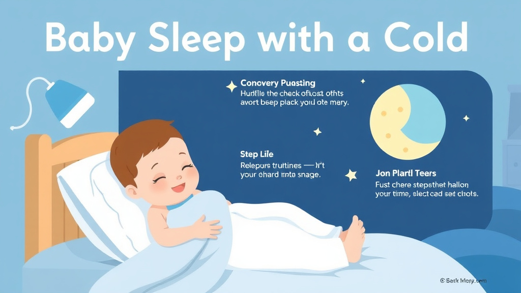 Step-by-step visual guide for implementing baby Sleep With A Cold