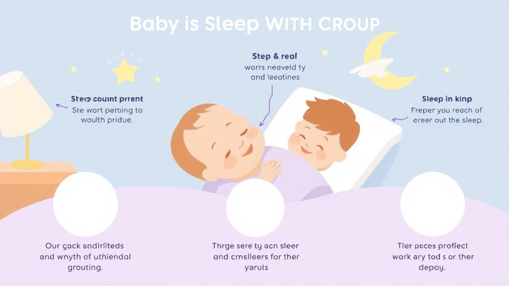 Practical checklist visual for baby Sleep With Croup