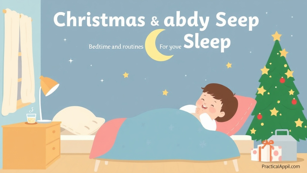 Process flow illustration for putting christmas And Baby Sleep into action
