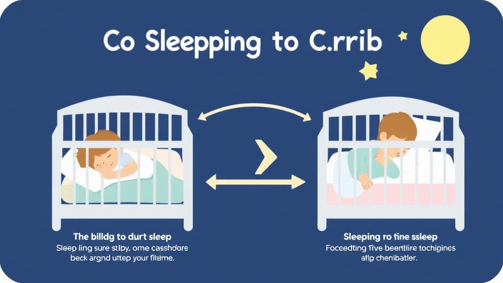 Real-world application diagram for co Sleeping To Crib Transition
