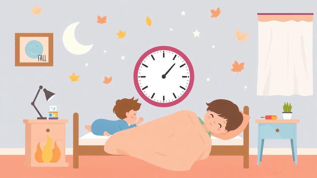 Clear illustration of daylight Saving Time Fall Back with supporting details