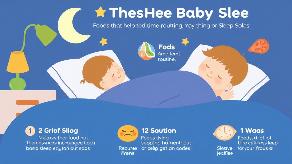 Step-by-step visual guide for implementing foods That Help Baby Sleep