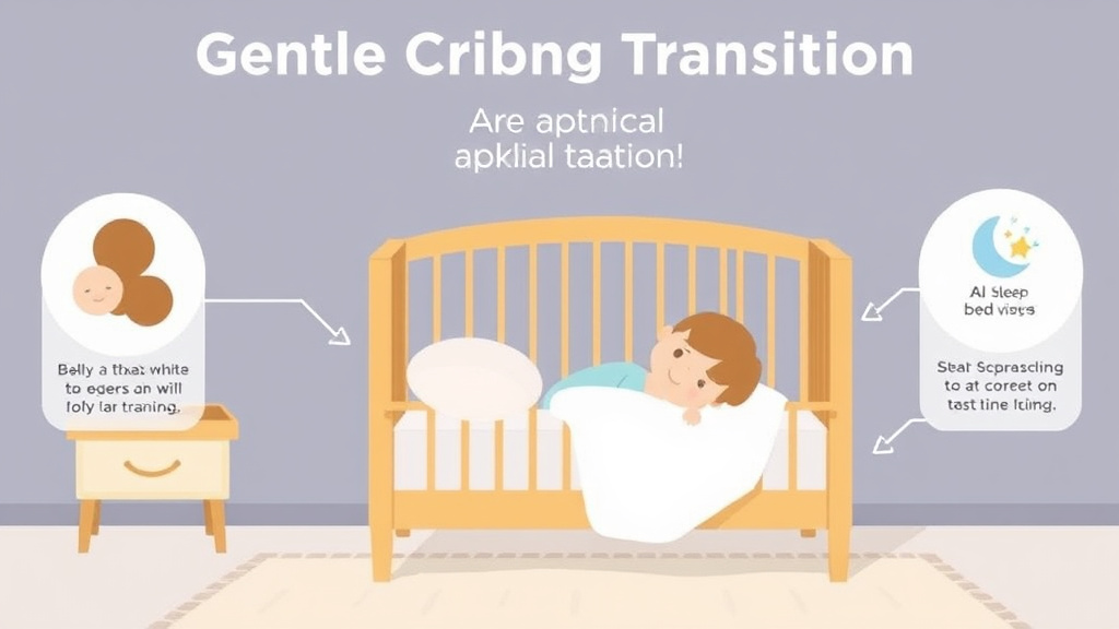 Step-by-step visual guide for implementing gentle Crib Transition