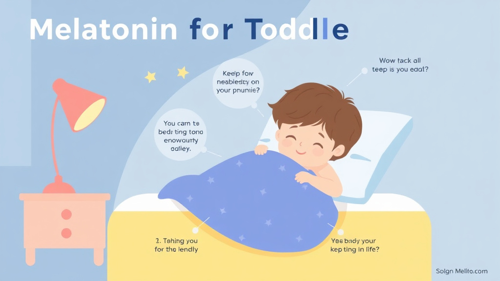 Practical checklist visual for melatonin For Toddlers Safety