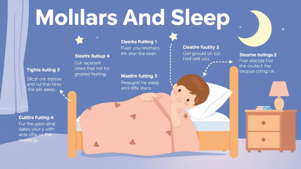 Process flow illustration for putting molars And Sleep into action