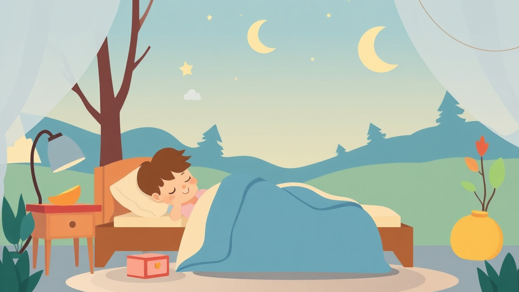 Illustration breaking down the fundamentals of outdoor Time And Better Sleep