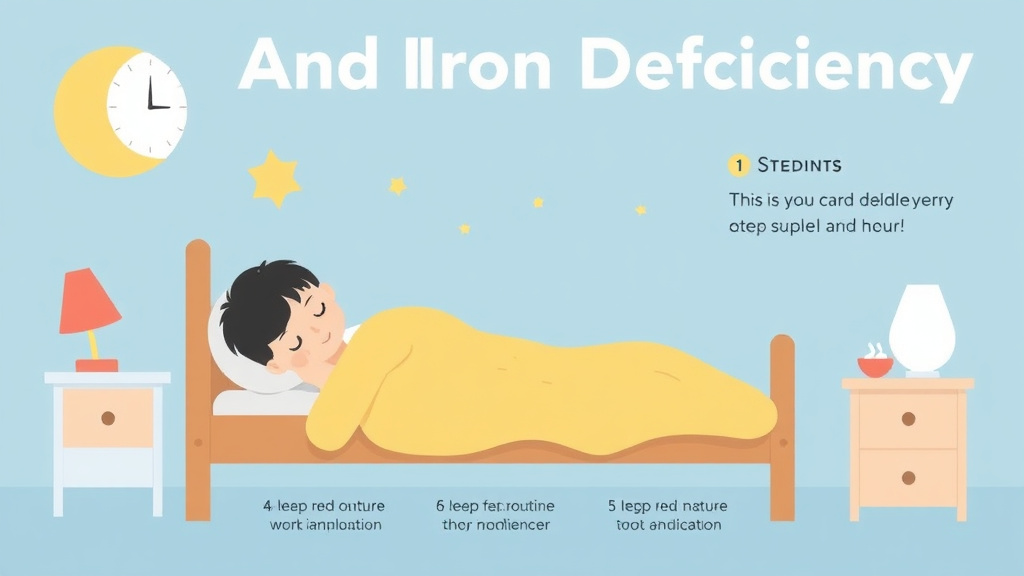 Step-by-step visual guide for implementing sleep And Iron Deficiency