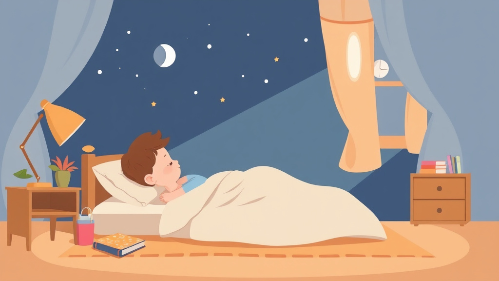 A professional illustration depicting sleep On Vacation Tips