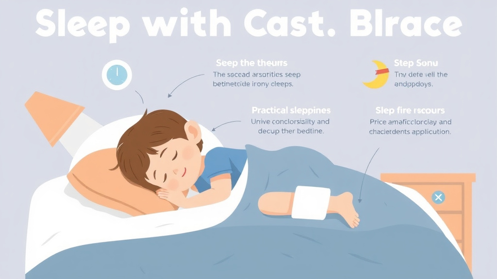 Step-by-step visual guide for implementing sleep With Cast Or Brace