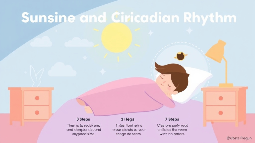 Practical checklist visual for sunshine And Circadian Rhythm