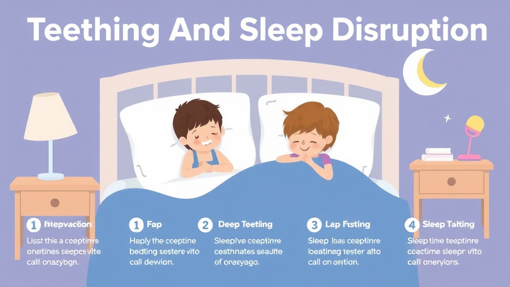 Real-world application diagram for teething And Sleep Disruption