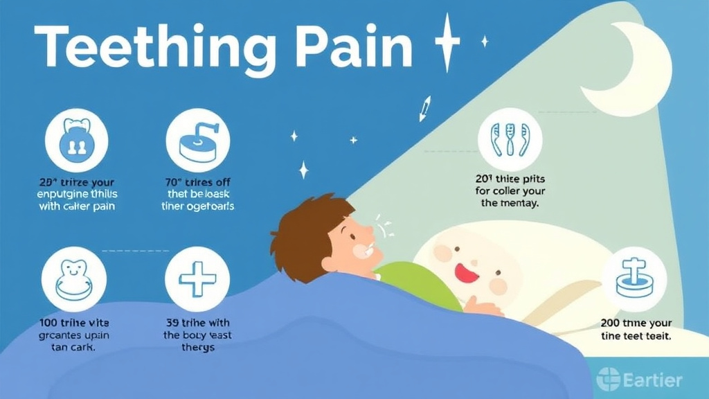 Process flow illustration for putting teething Pain At Night into action