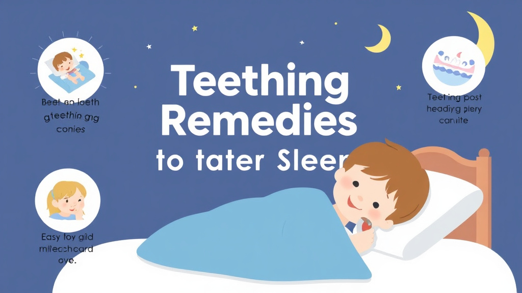 Step-by-step visual guide for implementing teething Remedies For Better Sleep