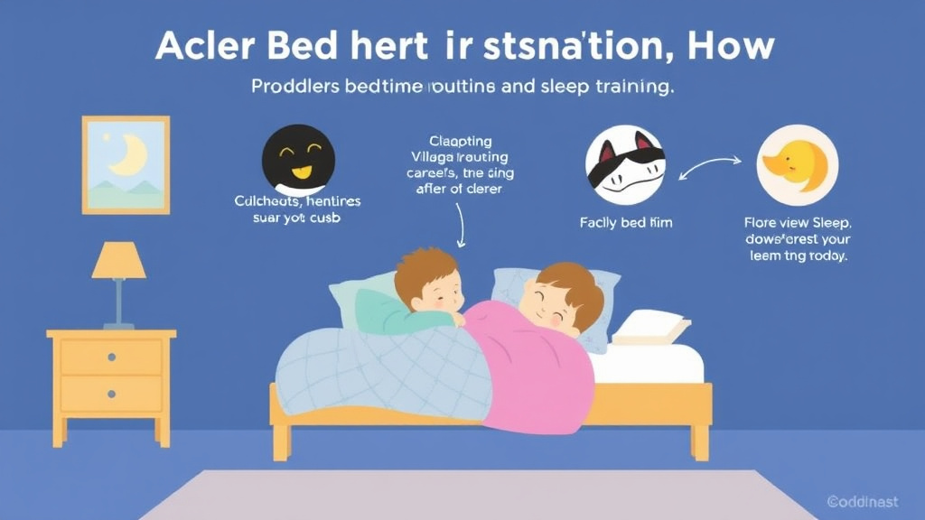 Action-oriented illustration showing how to apply toddler Bed Transition How