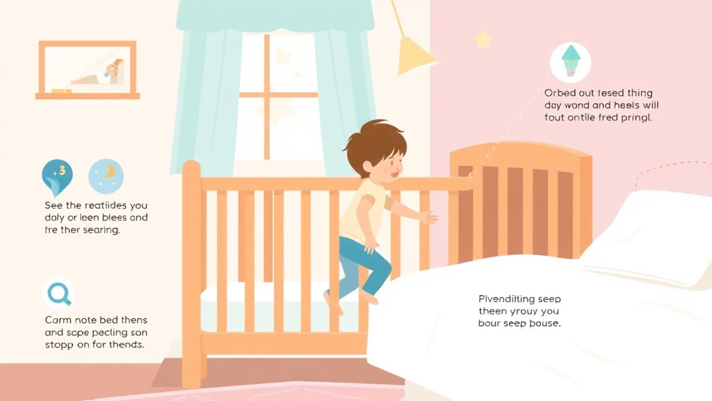 Hands-on guide visualization for toddler Climbing Out Of Crib
