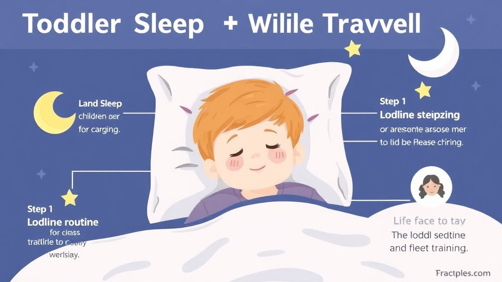 Hands-on guide visualization for toddler Sleep While Traveling