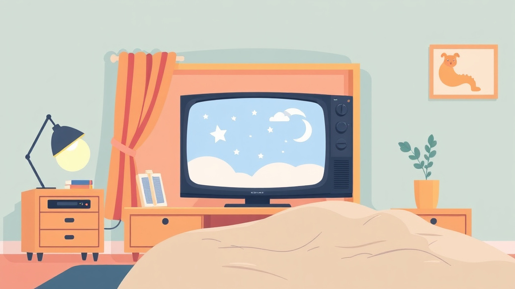 Visual overview of tv Before Bed Effects with key concepts highlighted