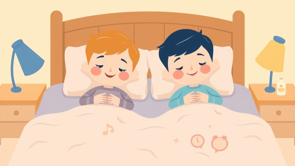 Detailed visual representation of twins Sleep Schedule