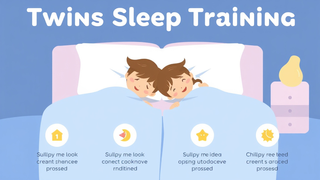 Hands-on guide visualization for twins Sleep Training