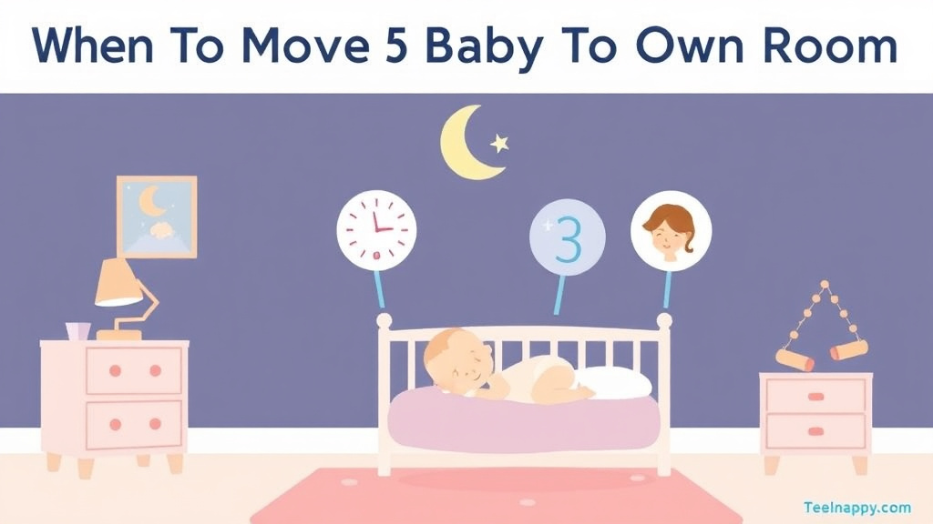 Real-world application diagram for when To Move Baby To Own Room